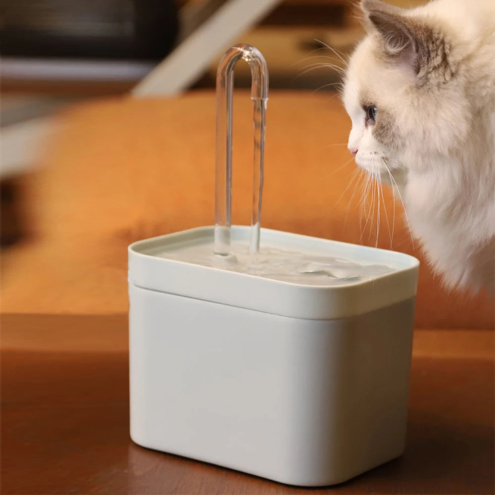 Electric Silent Cat Water Fountain USB Auto Filter for Cats & Puppies