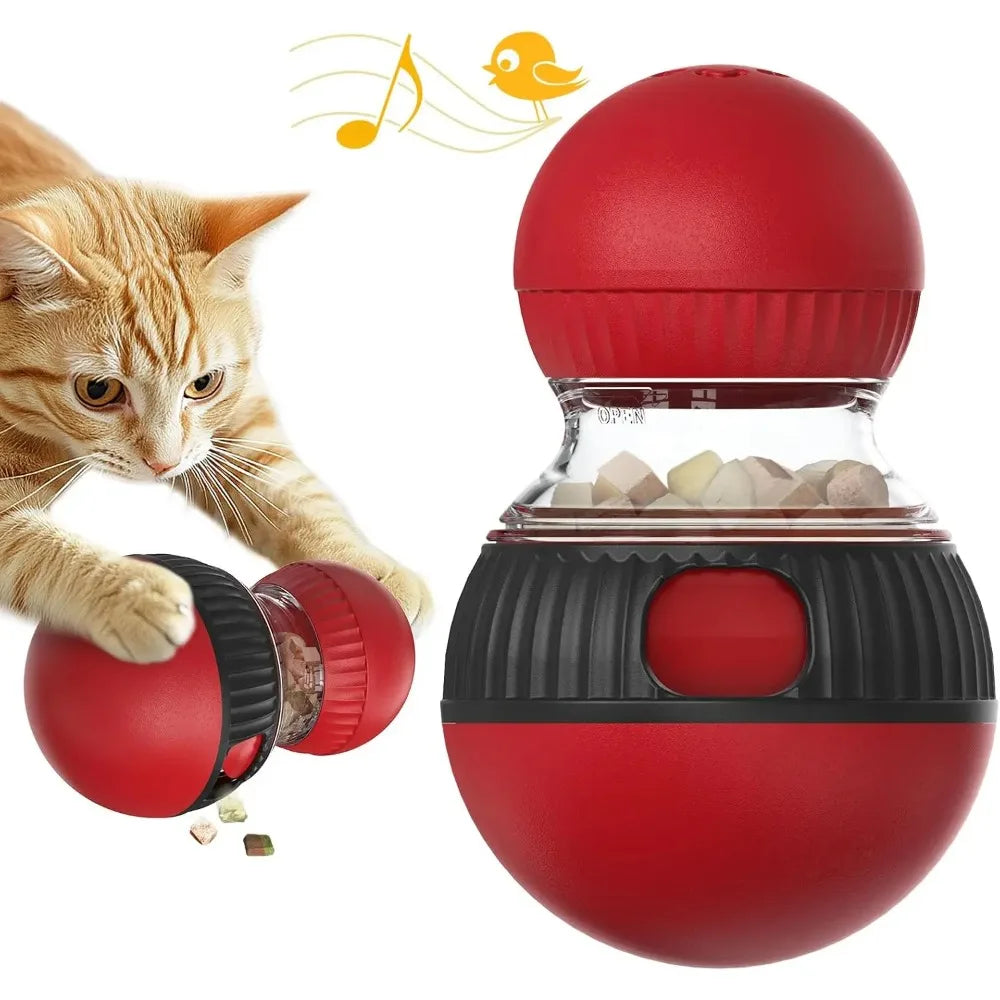 Rotating Puzzle Feeder for Cats & Dogs