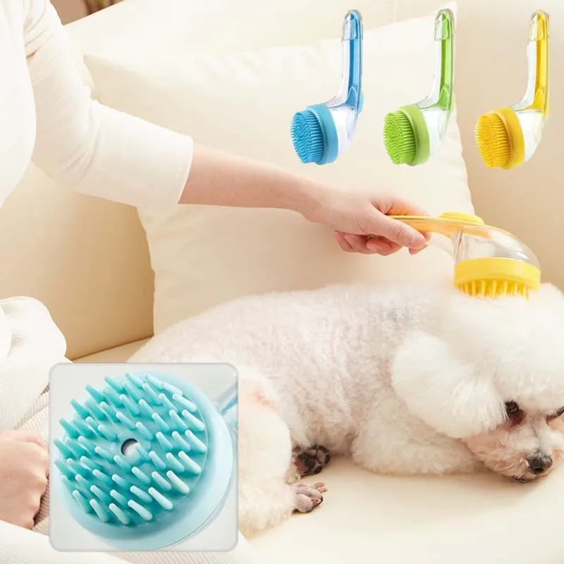 Silicone Pet Grooming Gloves Cats Hair Brush Bathe Dogs Cleaning Hair Removal