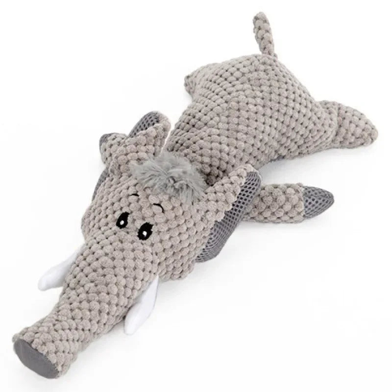 Durable Plush Squeaky Chew Toy for Large Dogs Molar Fun
