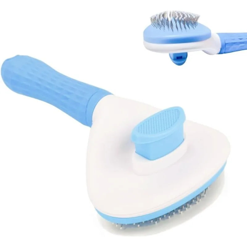 Self-Cleaning Pet Hair Remover Brush for Dogs and Cats