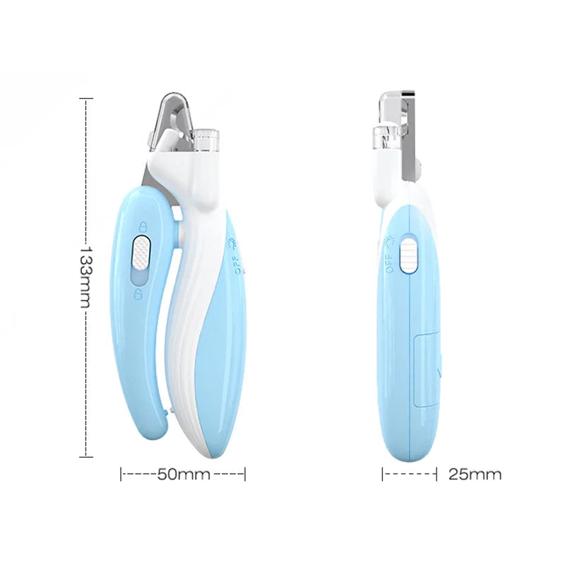 Professional LED Pet Nail Clippers Claw Trimmer