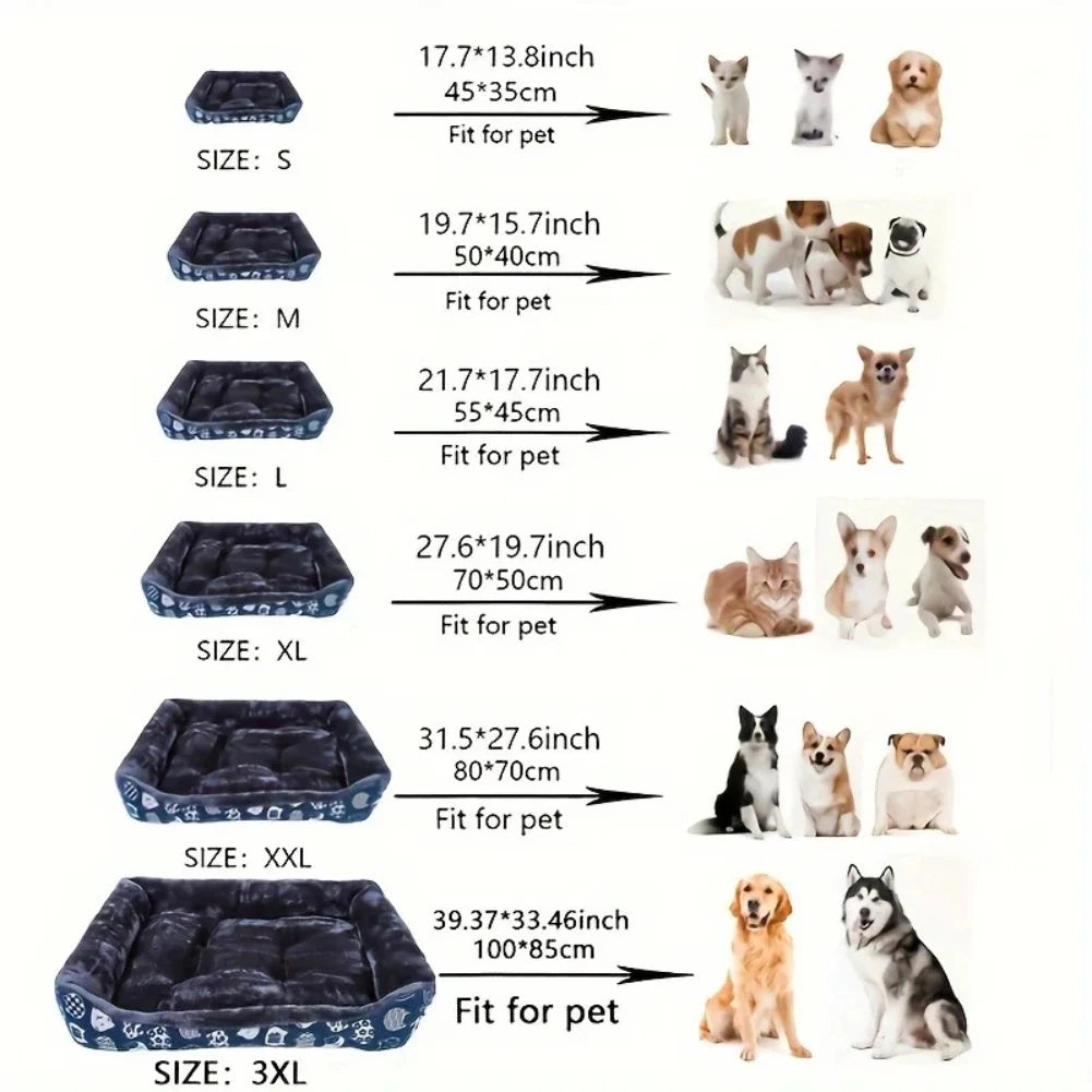 Cozy Dog Sofa Bed Mat for Small Medium Large Dogs