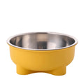 Four-Legged Stainless Steel Anti-Slip Dog & Cat Bowl