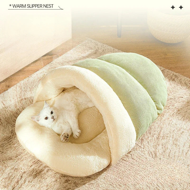 Luxury Enclosed Cat Bed All Season Sofa