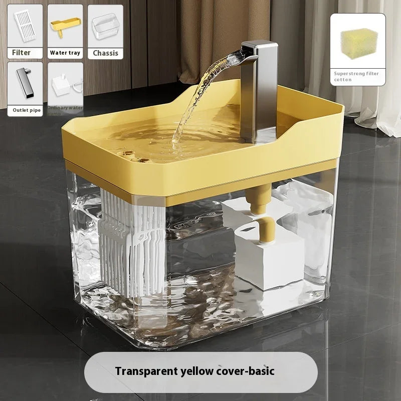 USB Auto Cat Water Fountain with Filter Quiet