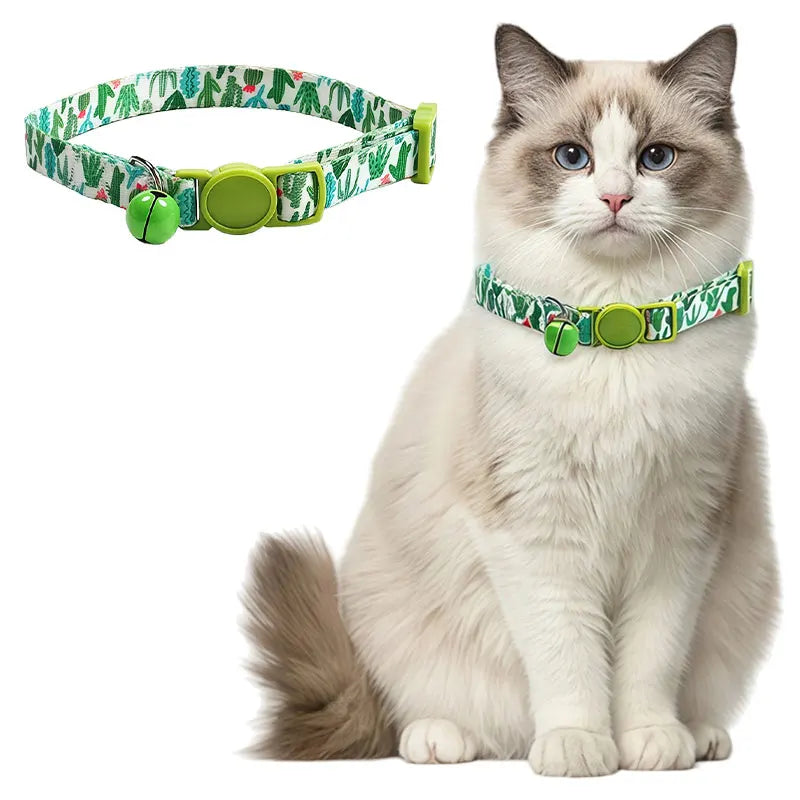 Cute Breakaway Cat Collar Bell Adjustable Soft Small Cats