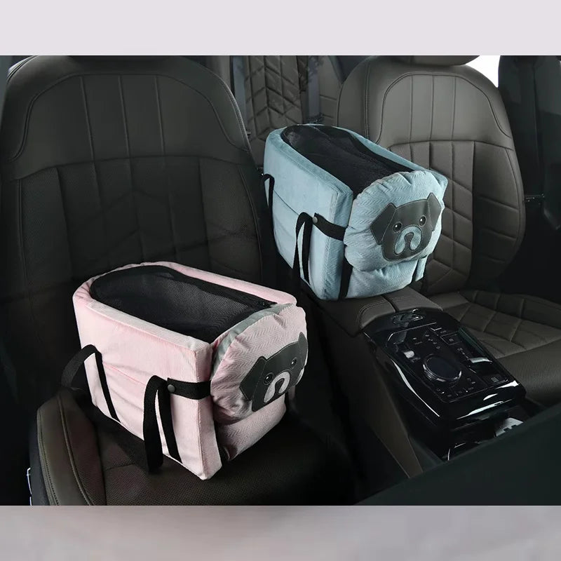Pet Carrier Backpack Car Seat Travel Bag Dogs Cats Safety Portable
