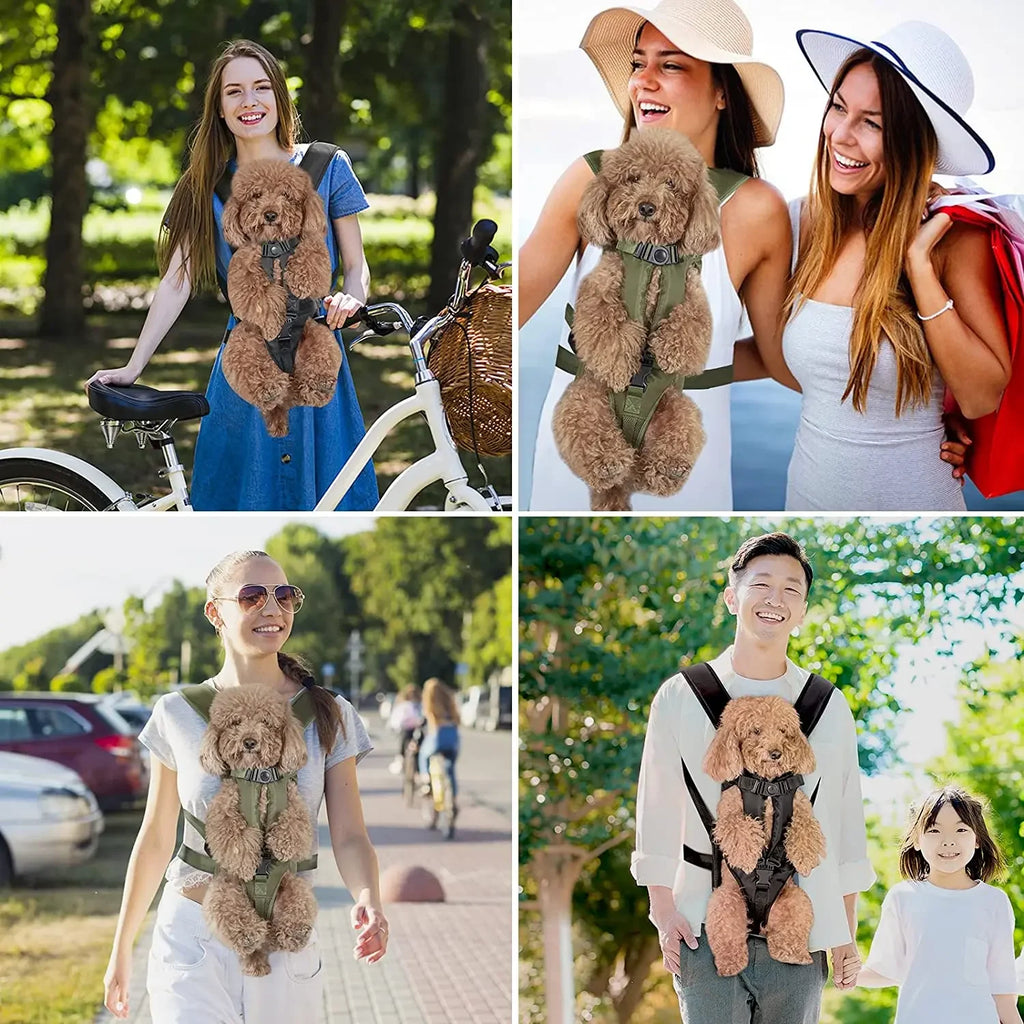 Front Travel Dog Bag Carrier for Bulldog Puppy