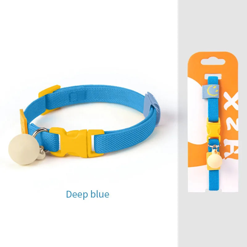 Elastic Adjustable Cat Collar Small Dog Decoration Pet