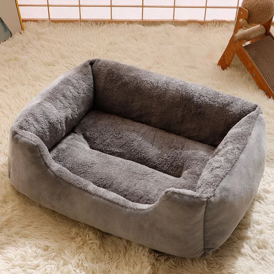 Cat Kitten Basket Bed – Cozy Pet House Habitat