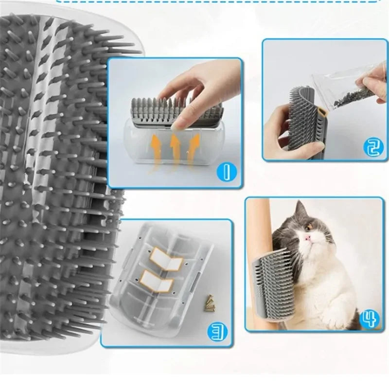 Cat Corner Scratcher with Catnip