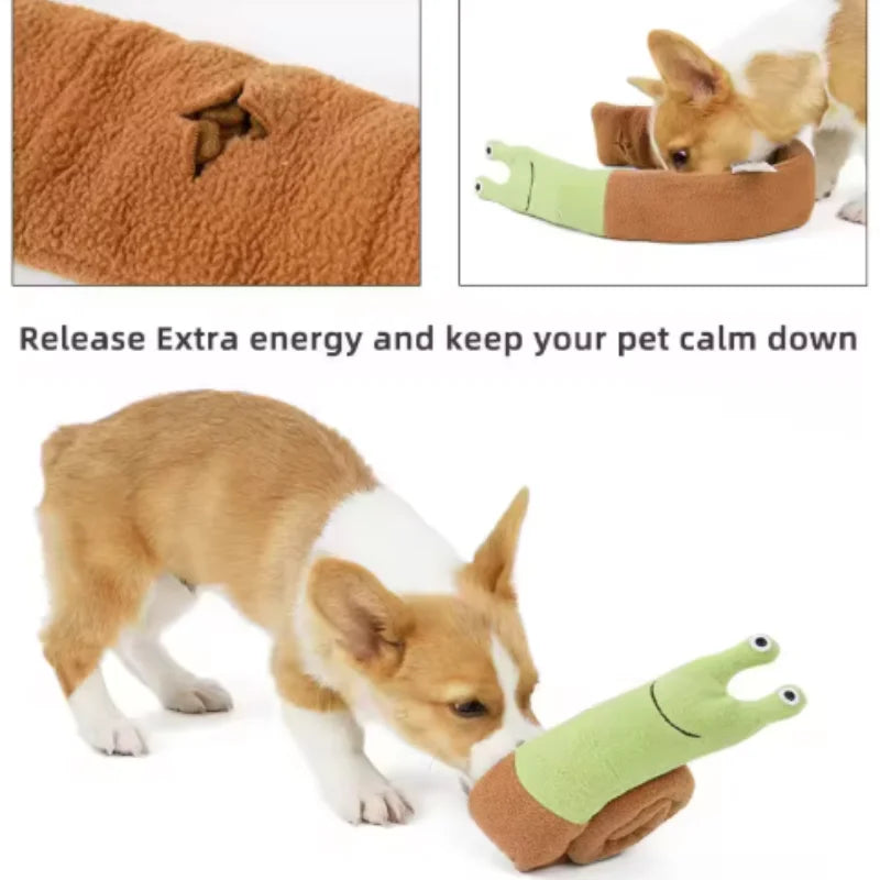 Snail Shaped Interactive Pet Toy for Dogs & Cats Sniffing Mat