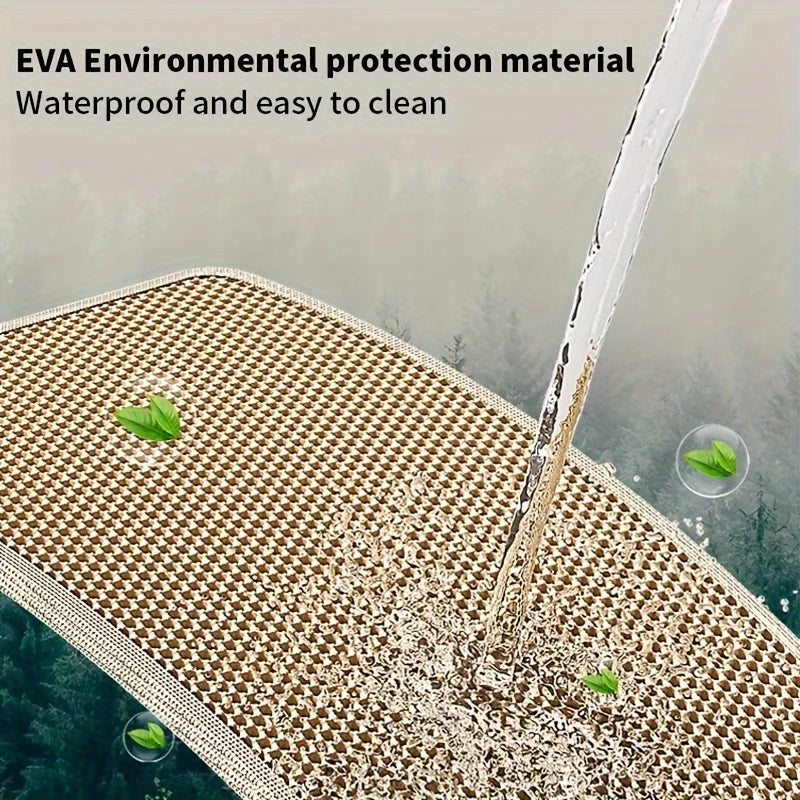 Large Cat Litter Mat Honeycomb Double Layer Urine Waterproof