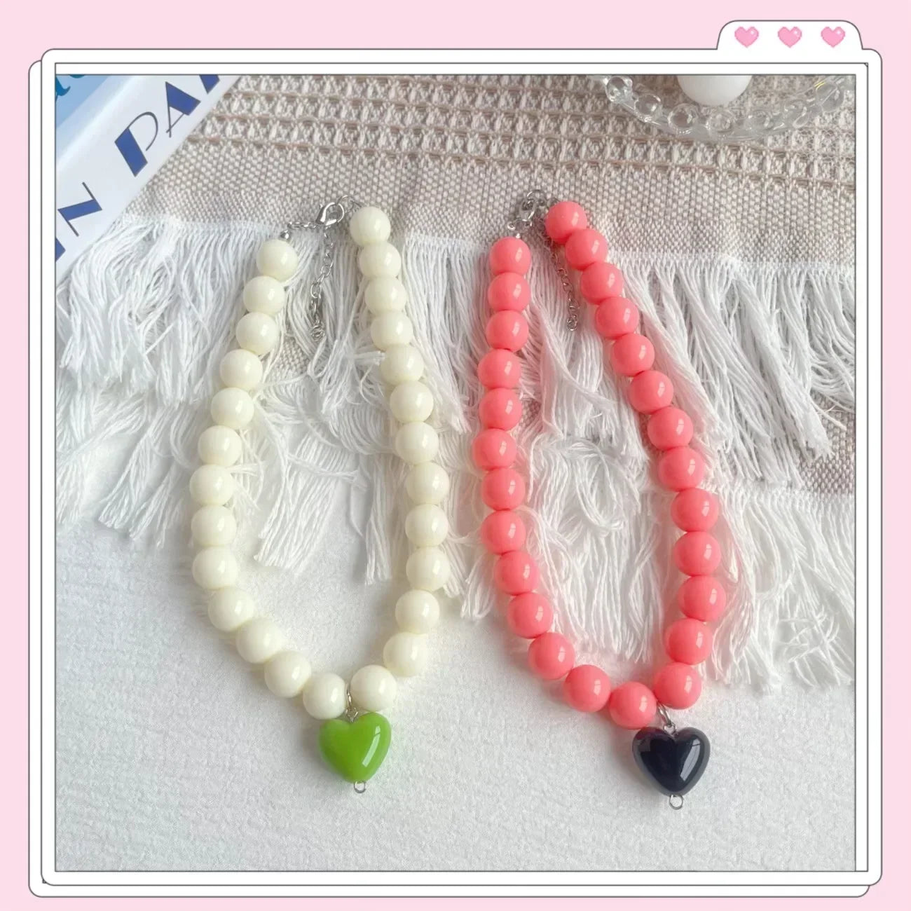 Cute Pearl Cat Collar Dog Princess Necklace Jewelry Wedding