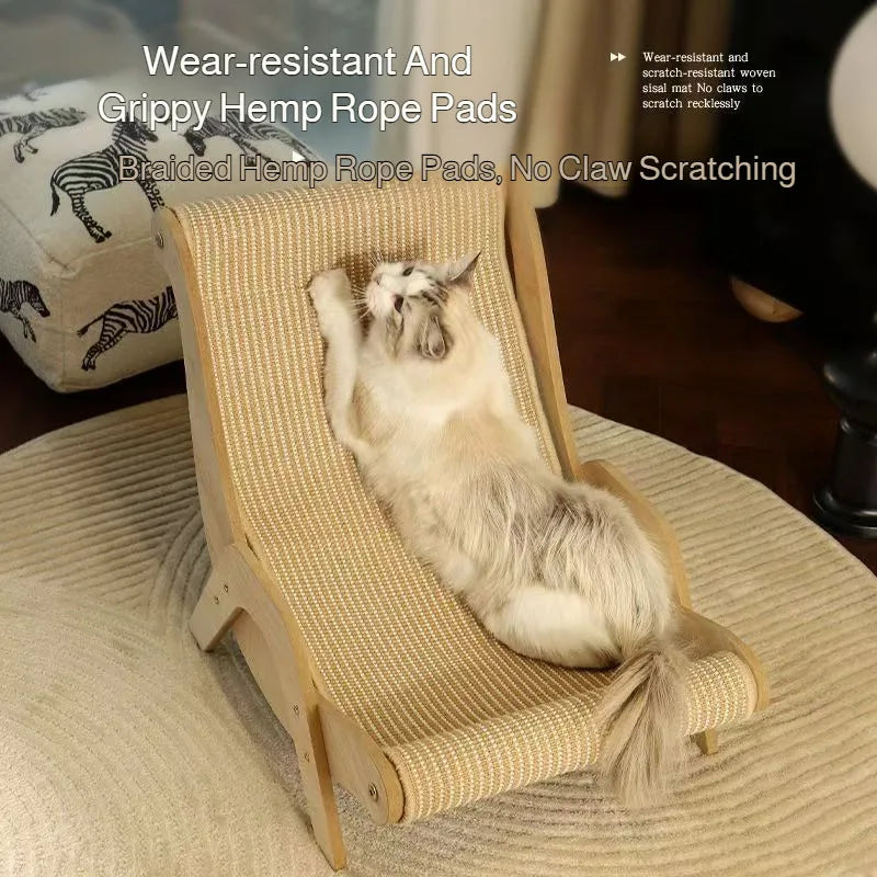 Extra Large Sisal Cat Scratcher Sofa - Claw Grinder