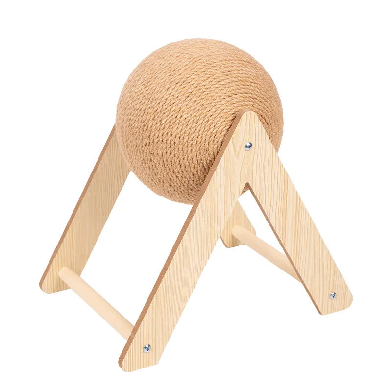 Cat Toy Scratch-ball - Vertical, Wear-resistant, Non-falling Off, Self-play Entertainment and Claw Grinding, Cat Scratch-ball
