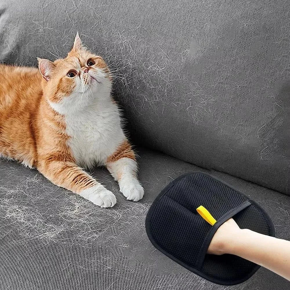 Washable Pet Hair Dehairing Gloves Portable Cleaning Tool