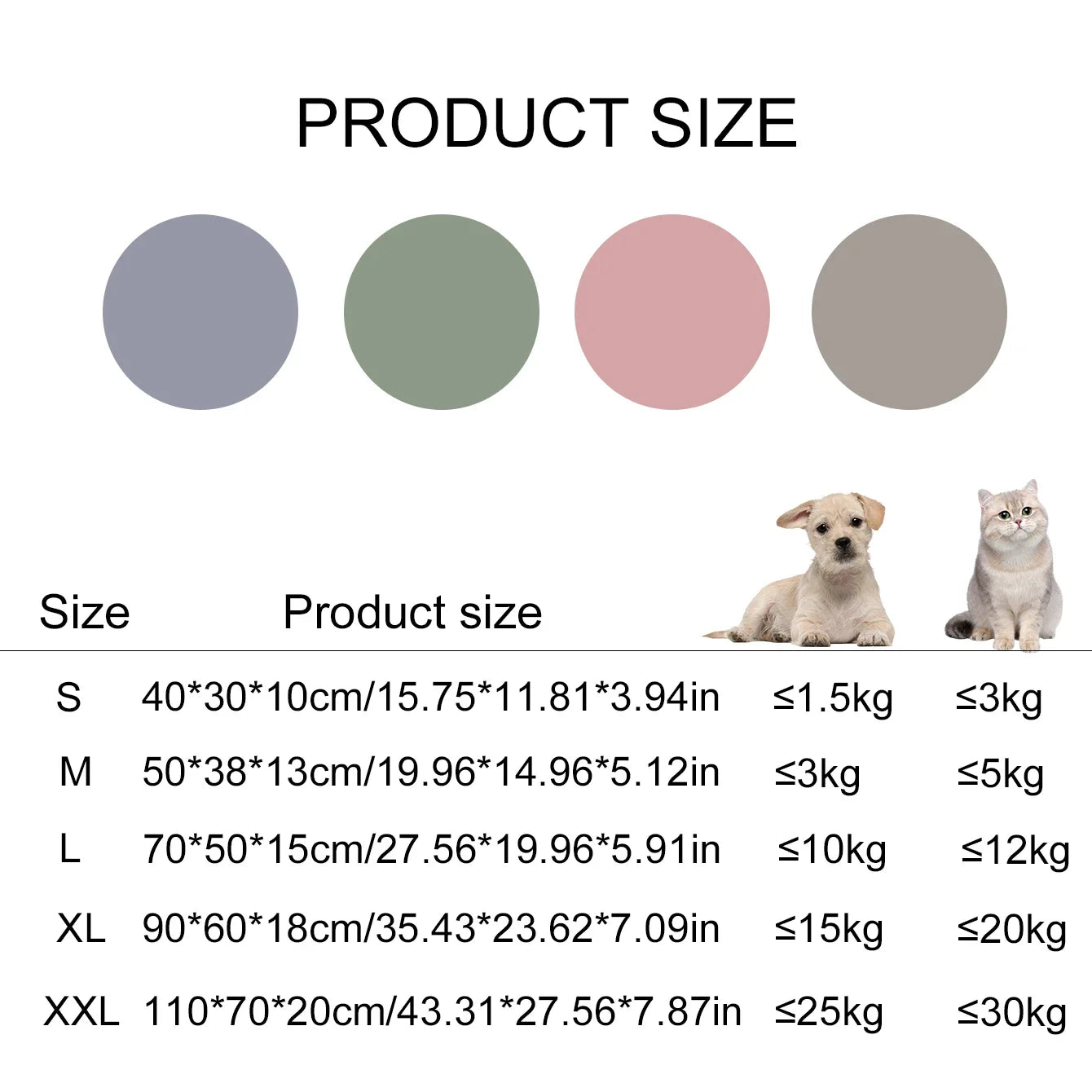 Large Pet Sofa Bed – Warm Dog & Cat Sleeping Mat