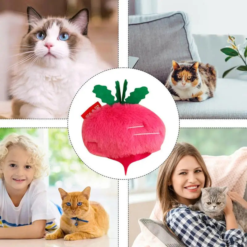 PawJoy Cucumber Catnip Plush | Fun Cat Toy for US Pet Owners