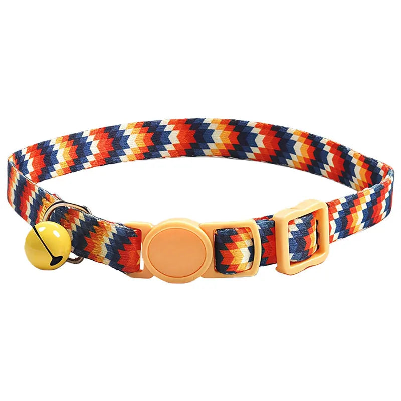 Cute Breakaway Cat Collar Bell Adjustable Soft Small Cats