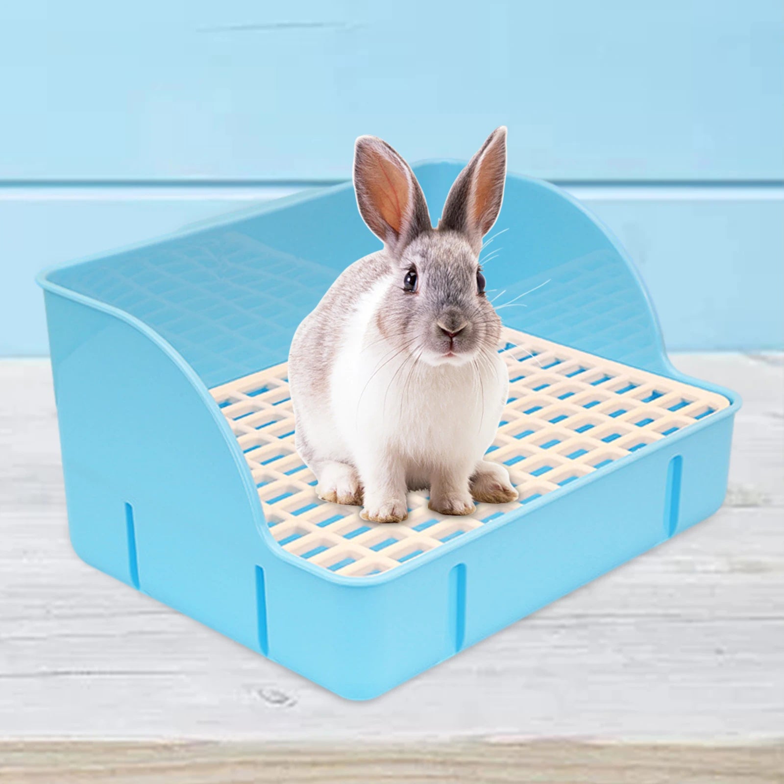 Small Animal Litter Box for Rabbits Hamsters Chinchillas Rats