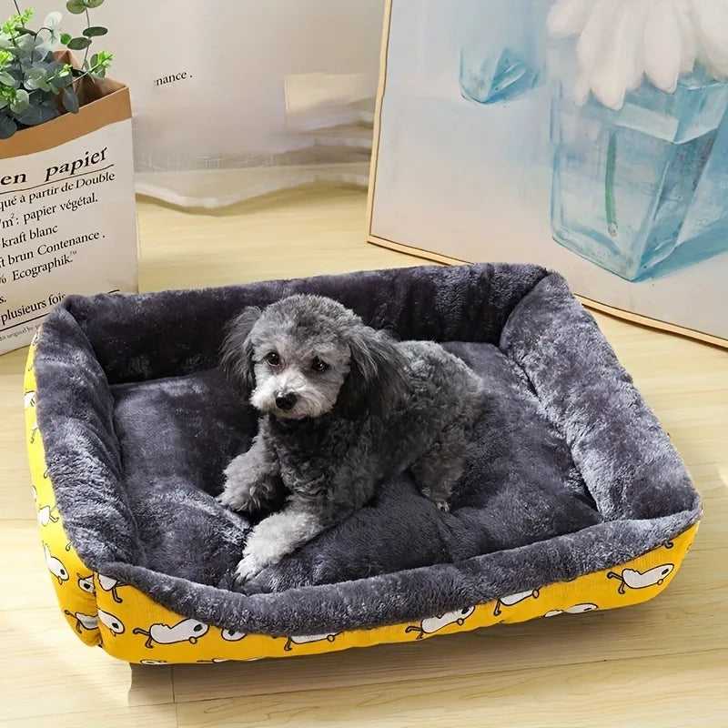 Winter Dog Sofa Bed Mat Basket Large Medium Small Dogs