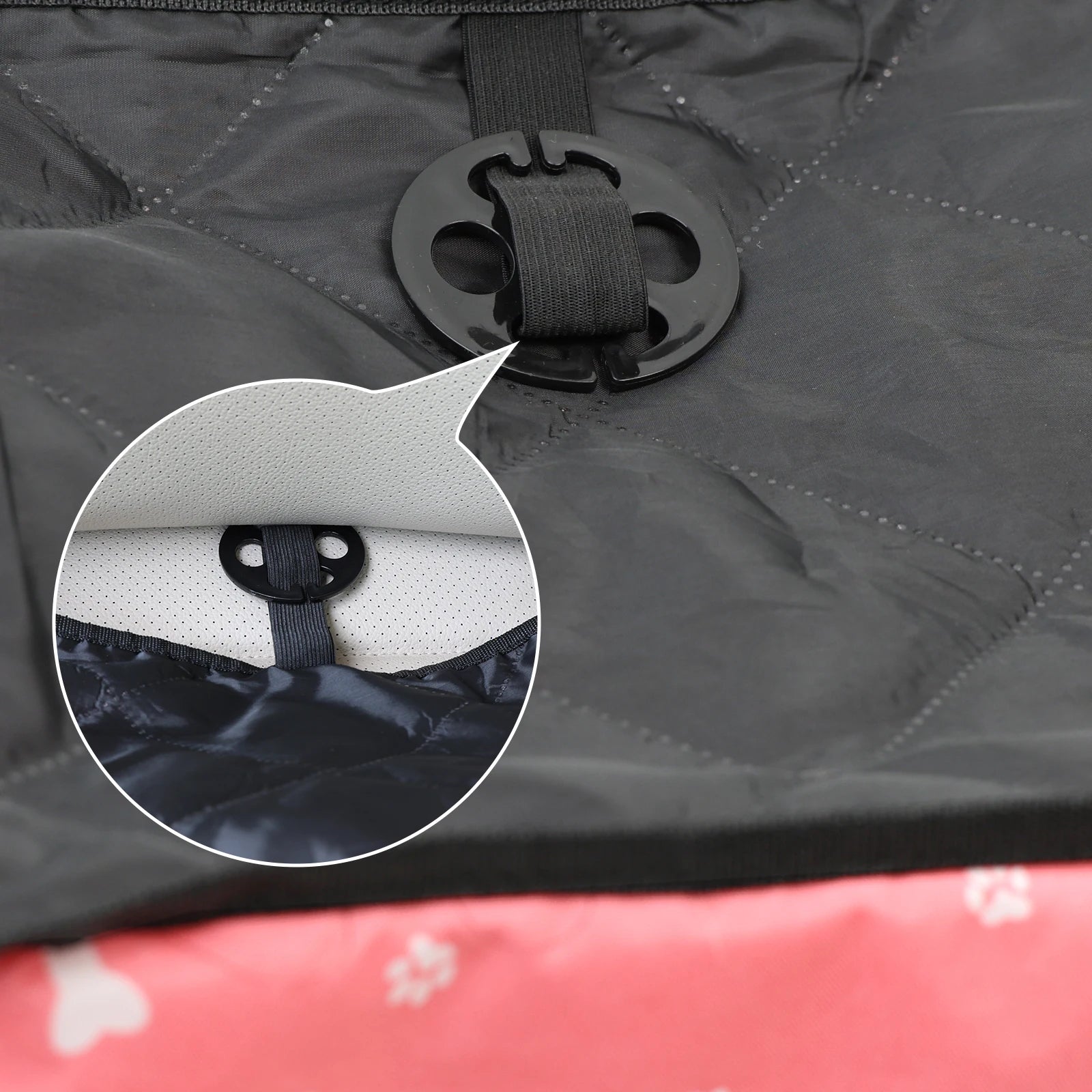 Pet Dog Car Seat Storage Pockets Universal Cover Non-Slip Travel Mat