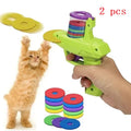 Colorful Flying Disc Launcher Set for Pets | PawJoyKwT
