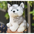 Cute Simulation Husky Dog Plush Toy Stuffed Doll Kids