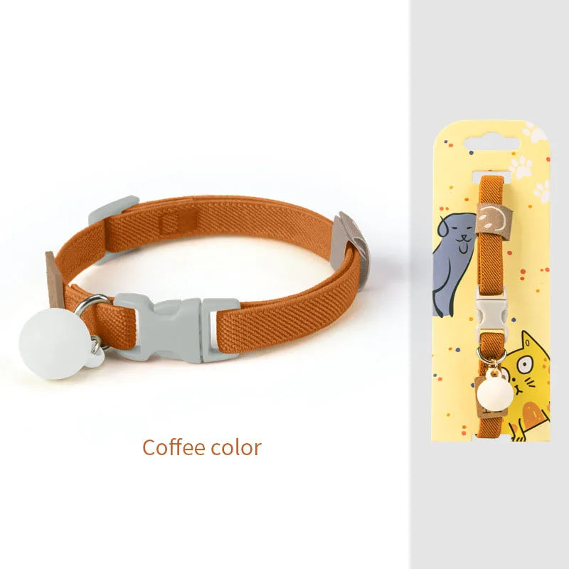 Elastic Adjustable Cat Collar Small Dog Decoration Pet