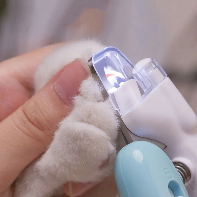Professional Pet Nail Clippers with LED Light
