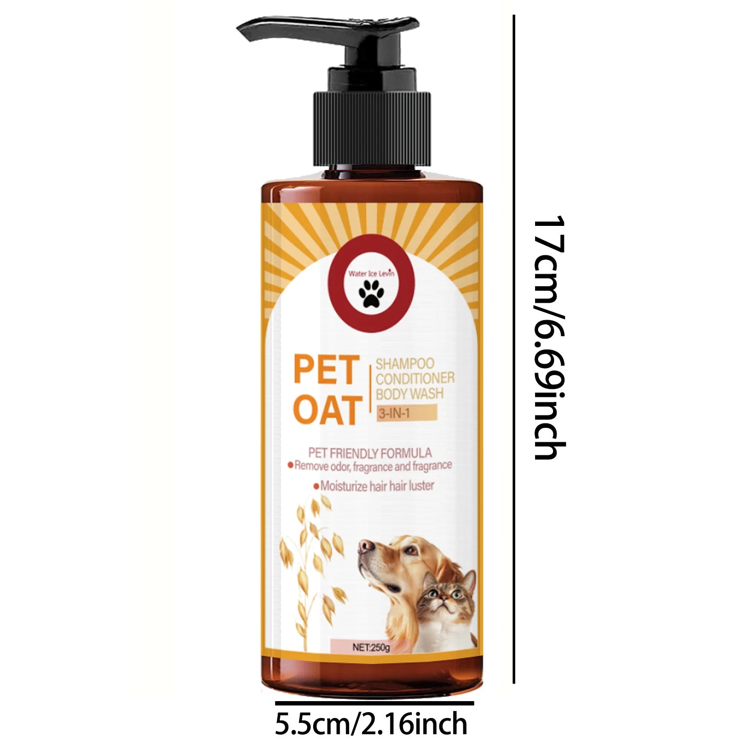 Premium Pet Shampoo for Soft, Odor-Free & Shiny Coat