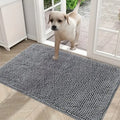 Absorbent Non-Slip Washable Dog Doormat for Muddy Paws