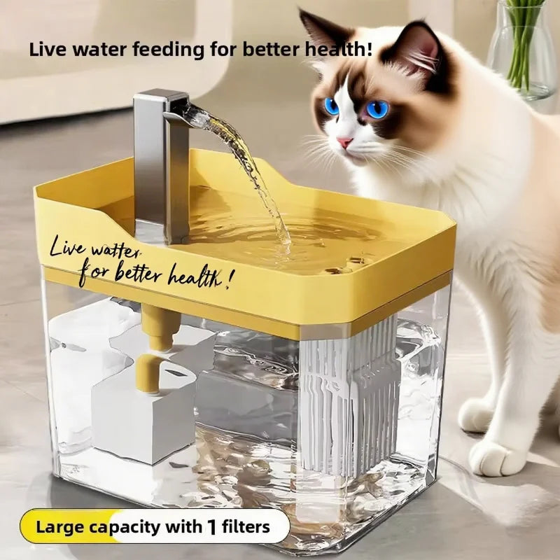 USB Cat Water Fountain Auto Filter Quiet Live Circulation