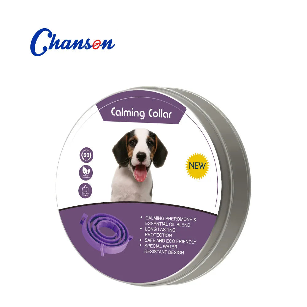 Pet Calming Collar Anxiety Pheromone Cats Dogs Adjustable