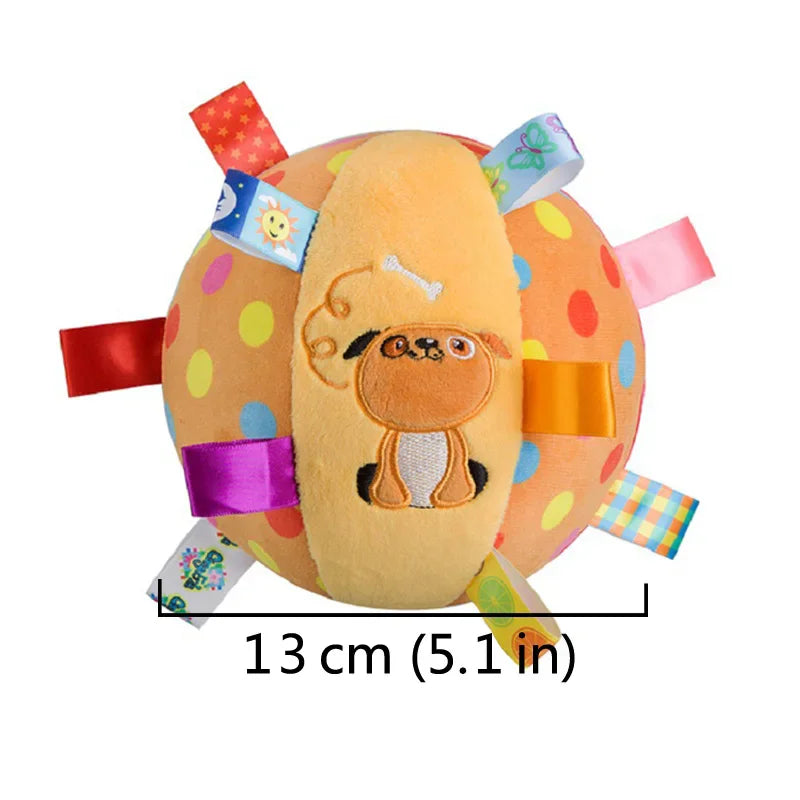 Interactive Ball Dog Toy for Aggressive Chewers with Bells