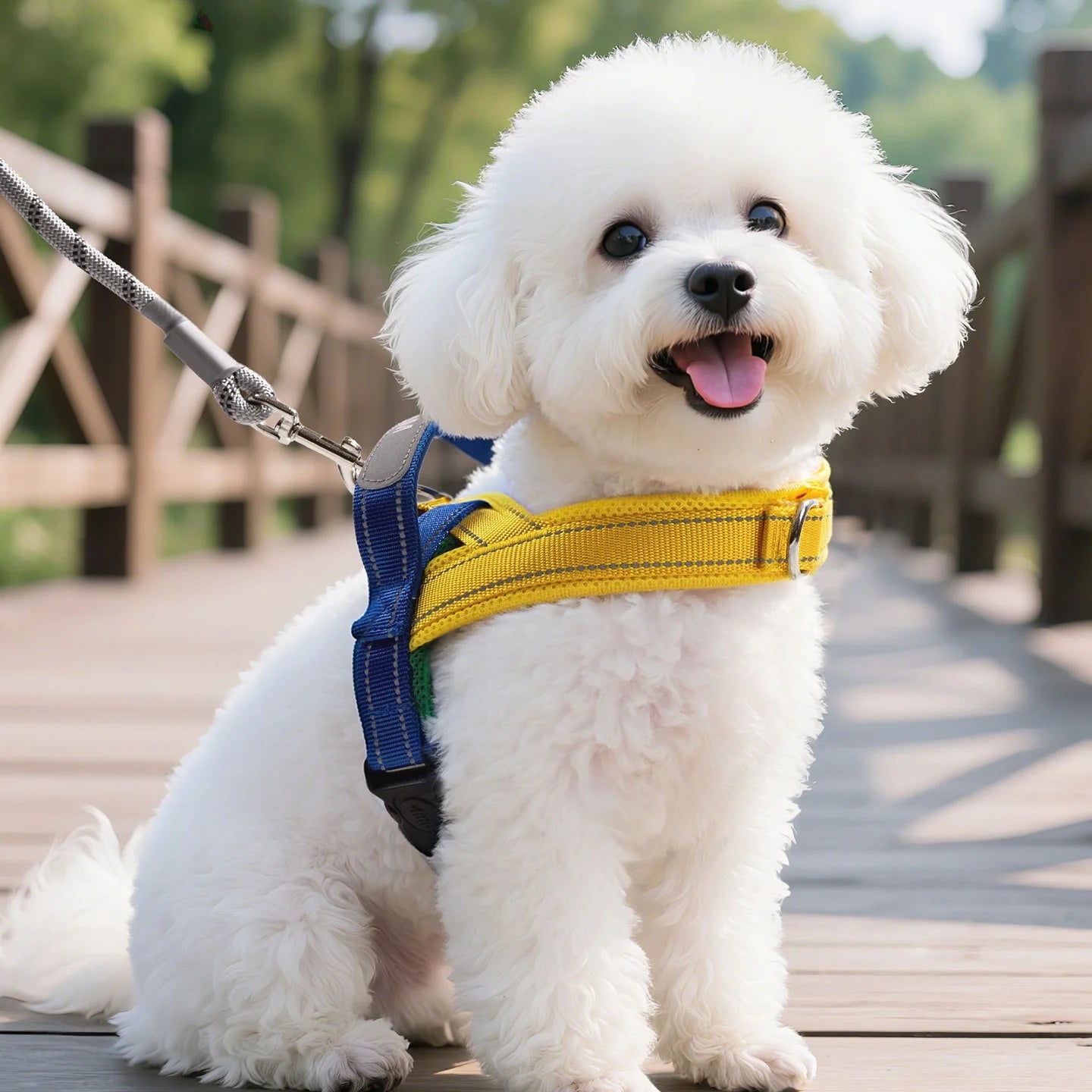 Padded Vest Dog Harness Reflective Straps Secure Walking | PawJoyKwT