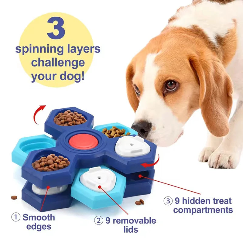 Non-Slip Slow Feeder Bowl Cats Dogs