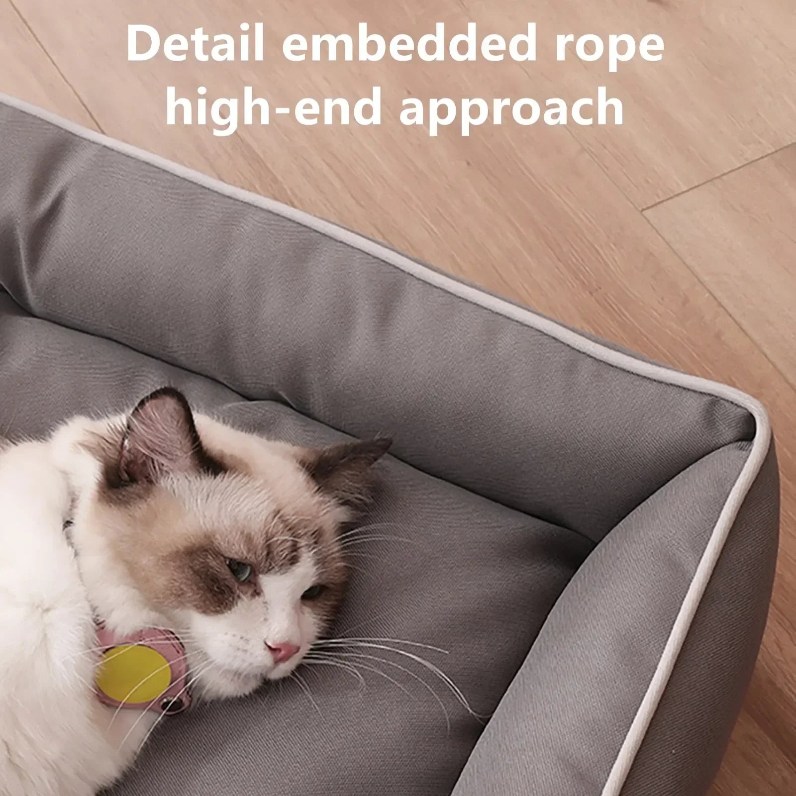 Waterproof Oxford Dog Bed with PP Cotton Filling