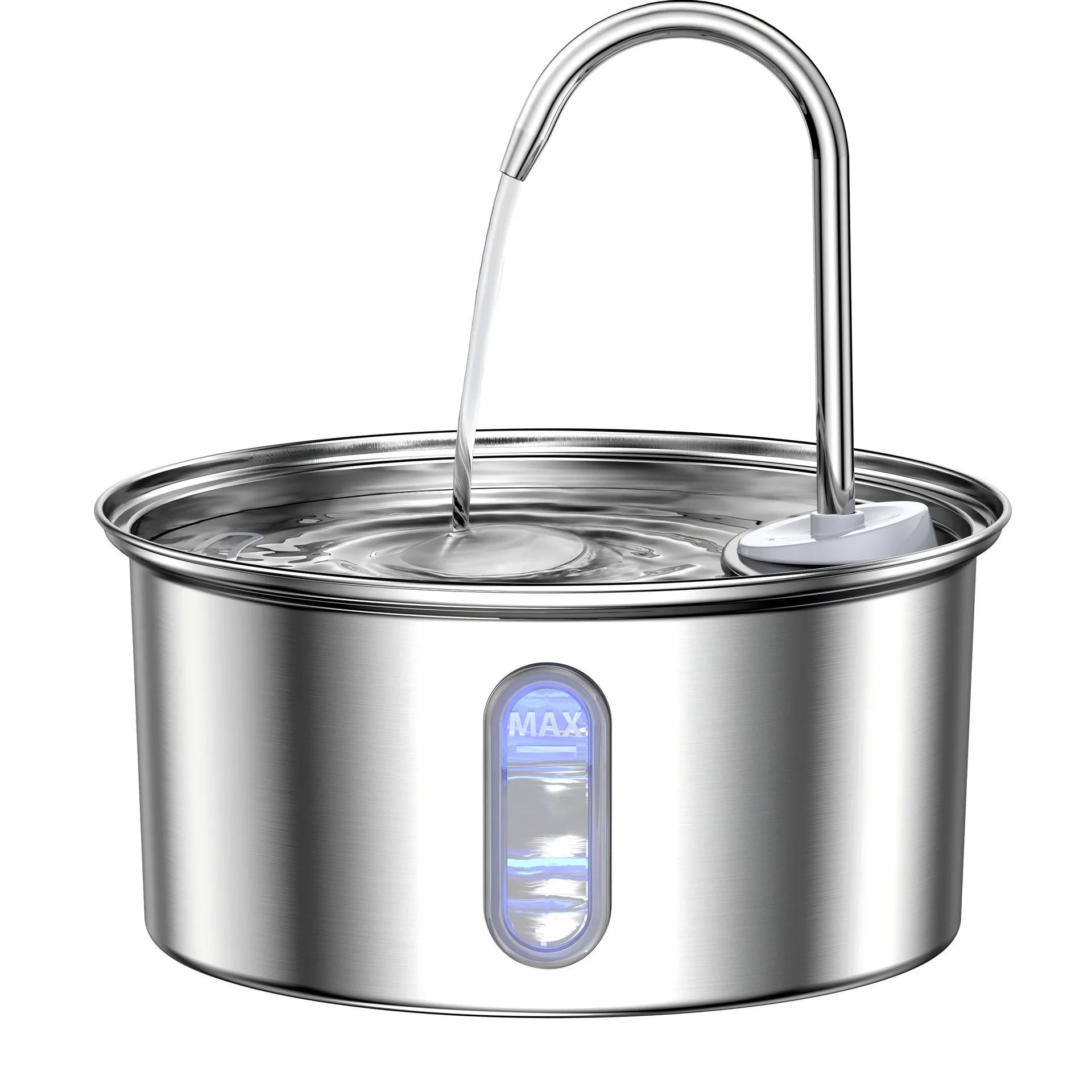 Stainless Steel Pet Water Fountain 3.2L | Hygienic Cat Fountain USA