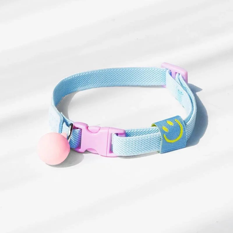 Elastic Adjustable Cat Collar Small Dog Decoration Pet
