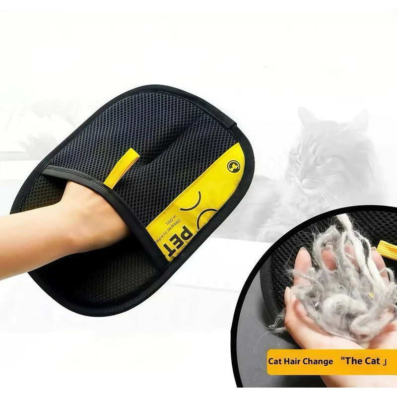 Electrostatic Pet Hair Remover Gloves 2-in-1 Lint Roller