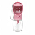 Portable Pet Water Bottle with Food Container for Travel
