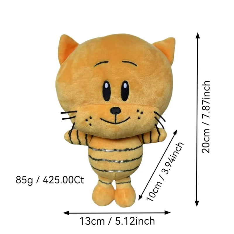 Cute Dog Man Lil Petey Cat Plush Soft Stuffed Kids Gift