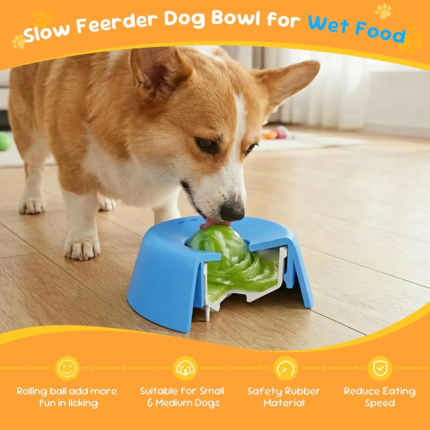 Lick Sphere Puzzle Feeder Liquid Treats