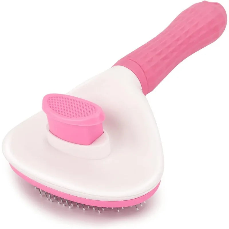 Self-Cleaning Pet Hair Remover Brush for Dogs and Cats