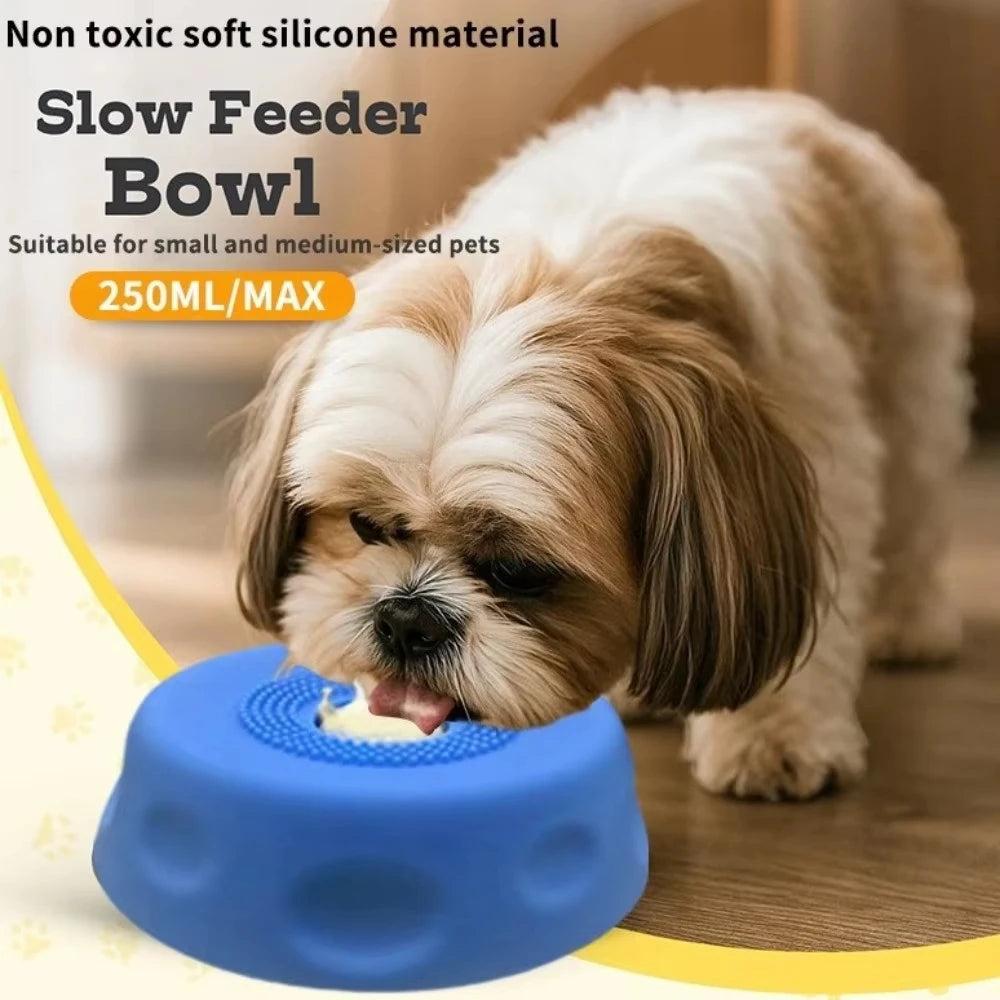 Ball-Shaped Anti-Slip Slow Feeder Bowl