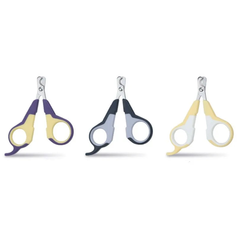 Cat Nail Clippers Comfortable Handle Grinder Scissors Claw Cleaning