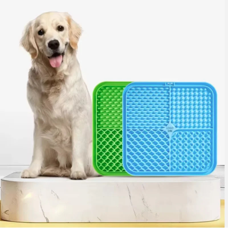 Silicone Sucker Lick Mat Bath Distraction Slow Feeder Dogs